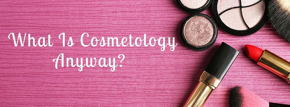 makeup on pink background
