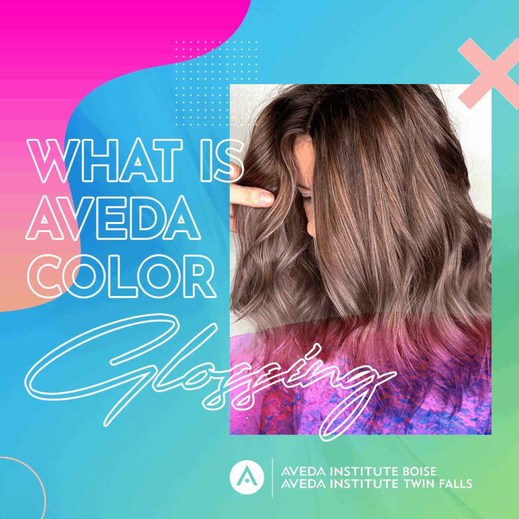 woman with shiny hair