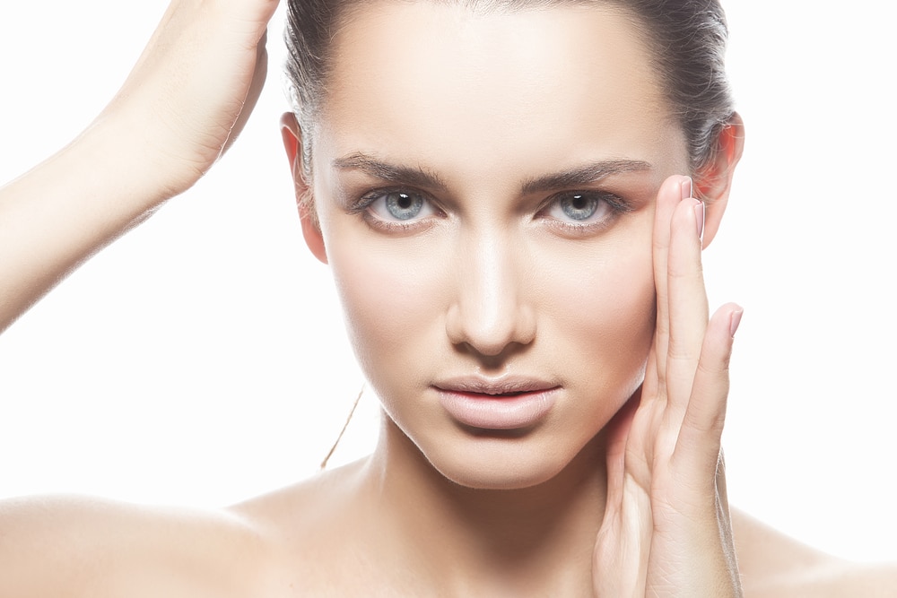 woman with beautiful skin